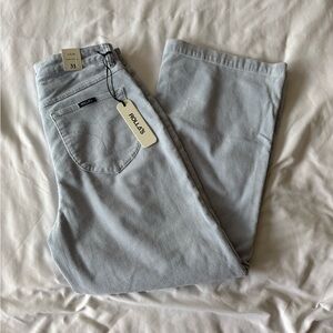 Rolla's Women's Light Blue Sailor High-Rise Wide Leg